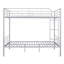 Lit superposé double au-dessus de double, argent-1162084238