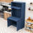 Multifunctional Kitchen Pantry Buffet with Storage,  Drop-Down Desk-1534097823