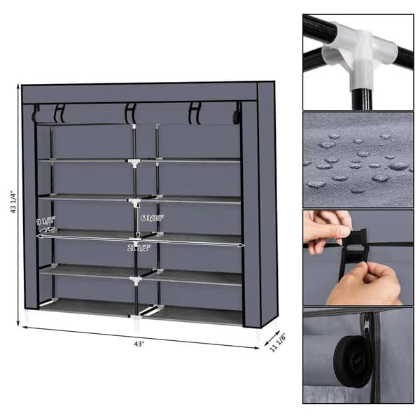 Armoire de rangement pour chaussures 7 niveaux