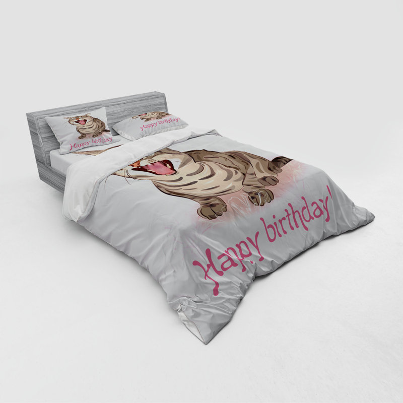 Farmhouse / Country Polyester Duvet Cover, Queen Duvet Cover + 3 Additional Pieces