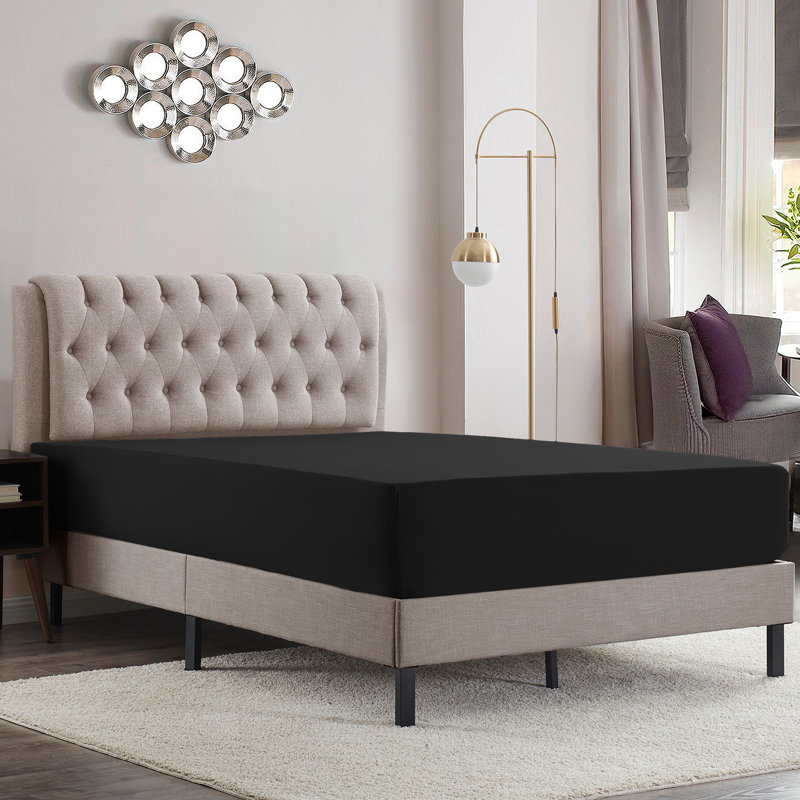 Luxury Double Brushed Microfiber Deep Pocket Fitted Sheet – 16” Mattress Fit, Wrinkle-Free, Fade Resistant & Breathable