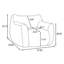 Fauteuil d'appoint décontracté à haute résilience souple pour bureau à domicile et salle de jeux-129456363