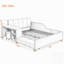 Lit tapissier en velours avec bureau de chevet et petit tabouret rond-811936896-811936899