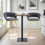 Ensemble de 2 tabourets de bar pivotants-617486375-617486373