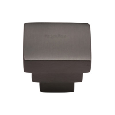 Heritage Brass Heritage Cabinet Knob Square Stepped Design 32mm
