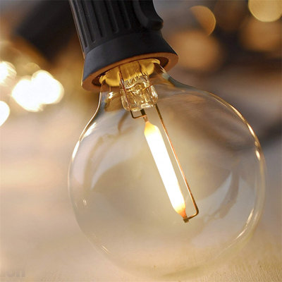 Amonii 15.2M 48 - Bulb Festoon Lights String Light (End to End Connectable)