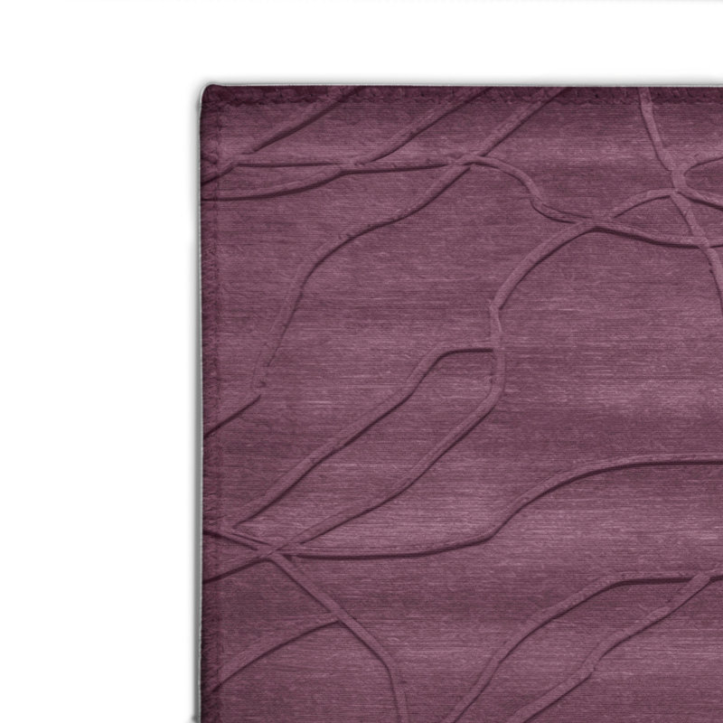 Tapis brun abstrait intérieur et extérieur, Rectangle 4pi x 6 pi