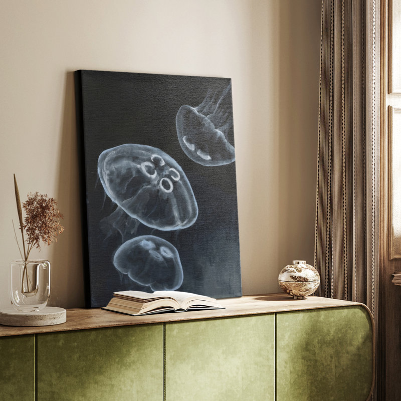 Jellyfish Heaven I - galerie sur mesure, H 18 po x l 12 po