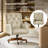 Kairos Transitional Leather Swivel Desk Chair with Adjustable Height and Button-Tufted Backrest-1726068024
