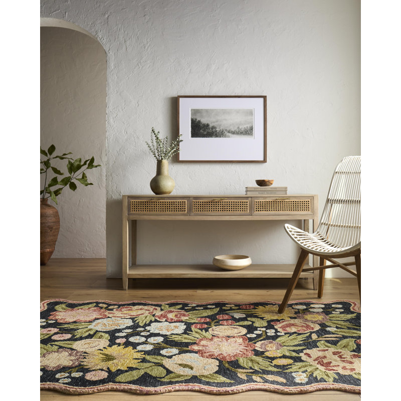 Grenard Hand Tufted Area Rug, Rectangle 2' x 3'