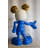 Abstract & Geometric Chic Blue and White Giant Mouse Resin Statue 31" x 15" x 48"H
