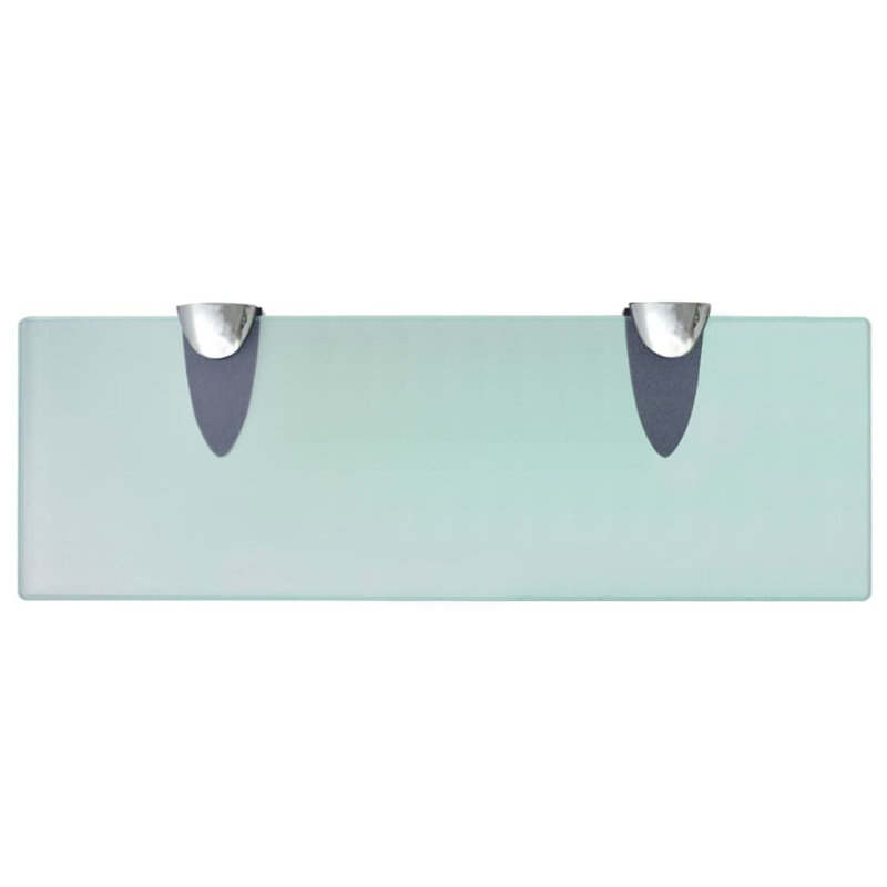 Annalys 2 Piece Floating Shelf, 0.31" H x 11.8" W x 3.9" D, Transparent