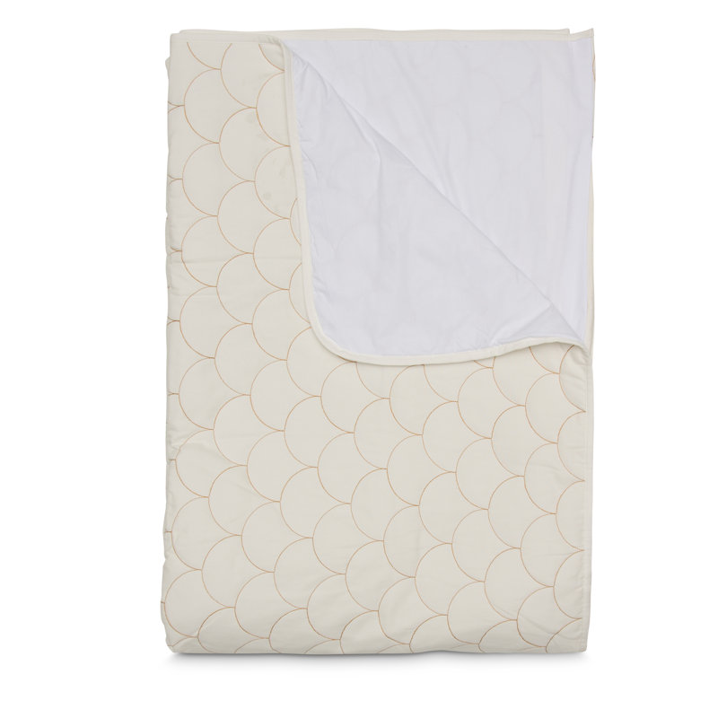 Trabuco 3-Piece Duvet Set - White, King Duvet Cover + 2 Euro Shams