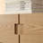 Wabi Sabi Style Square Handle Buffet Table