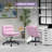 Criss Cross Legged Chair Ergonomic Home Office Desks Chair Armless Swivel Wide Comfy Chair With Casters-1558922378-1558922380
