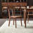 Suspended solid wood table set-106444155
