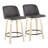 Lakyia Swivel Upholstered Counter Stool
