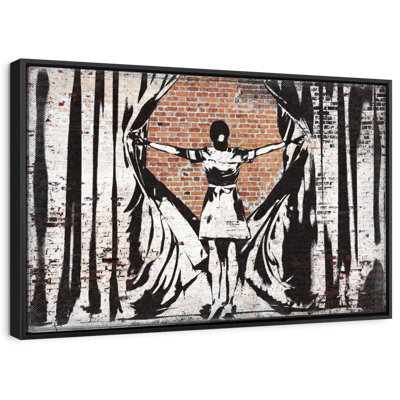 «People», reproduction sur toile