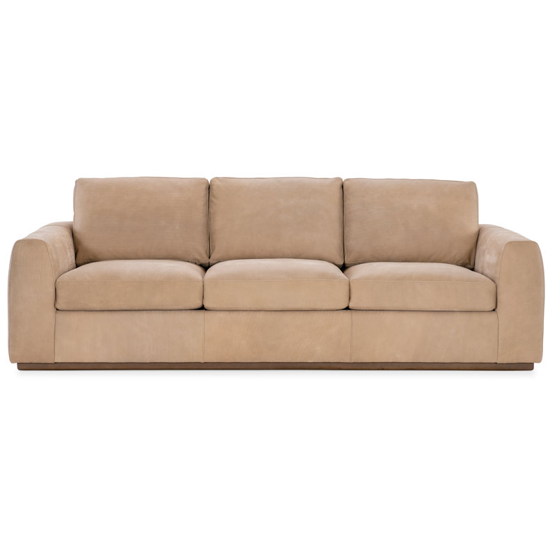 Canapé 8 pi Margaritaville Woody Creek, Cuir beige