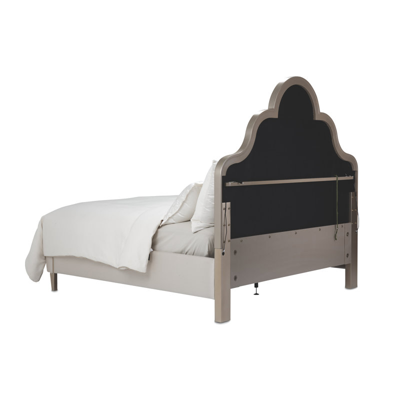 Malibu Crest Upholstered Bed, Queen