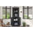 Tall Corner Cabinet With Doors For Living Room, Bathroom,Dining Room Or Kitchen,Black