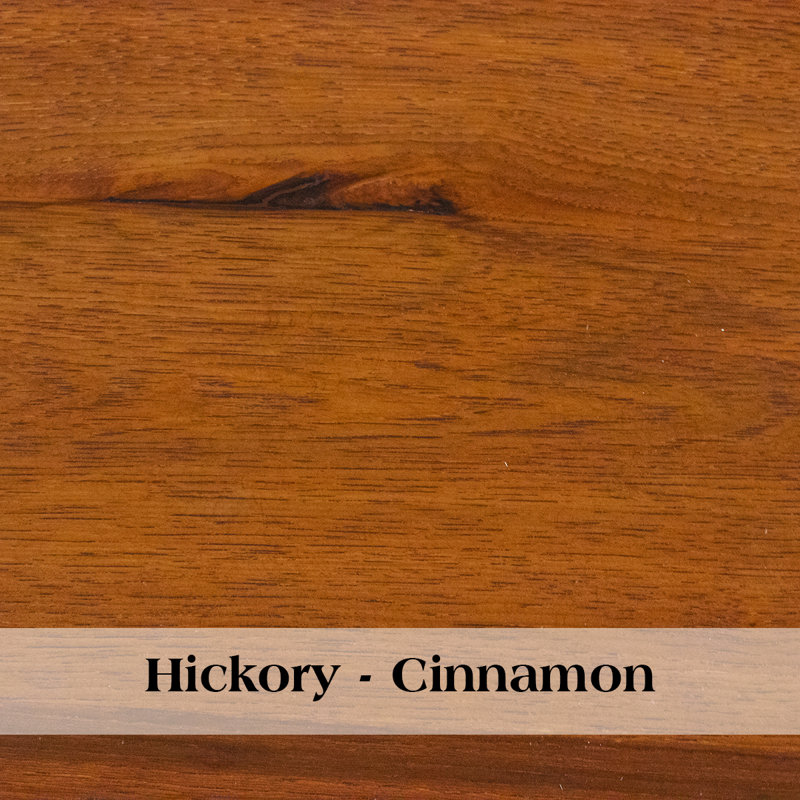 Table de chevet Fireside Lodge Hickory Log Teton - Cannelle, Cannelle