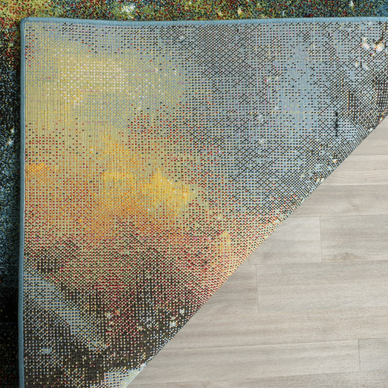 Galaxy Performance Abstract Rug, Rectangle 6'7" x 9'