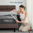  Firm Mattress Topper Twin XL, Memory Foam Mattress Topper Cooling Gel Charcoal Bed Topper For Pain Relief, High Density Firm Mattress Pad With Removable Cover-155002192-155002194