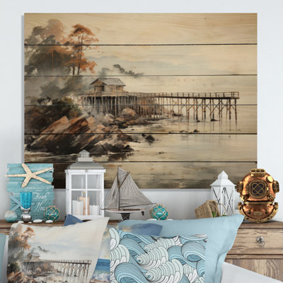 " Pier Misty Morning Pier I "