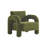 33.46'' 1-seater Ergonomic Sherpa Sofa – Upgraded Fabric, Solid Wood Frame & Curved Armrests For Small Spaces-571899947