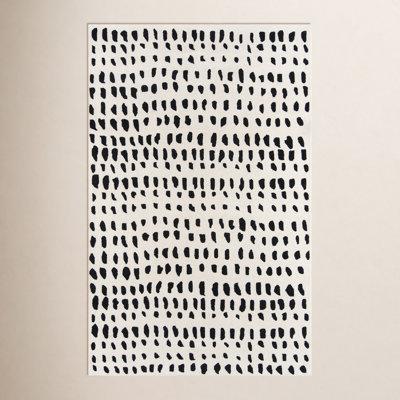 Dey Handmade Wool Off-White Rug