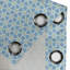 Rideau décoratif à œillets 2 panneaux Astoria Grand Moroccan, 50 po x 63 po, blanc, vert et bleu-106344740