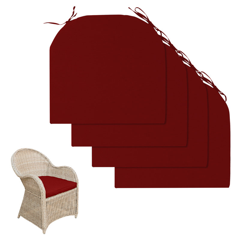 Coussin de siège d'extérieur, Rouge vin