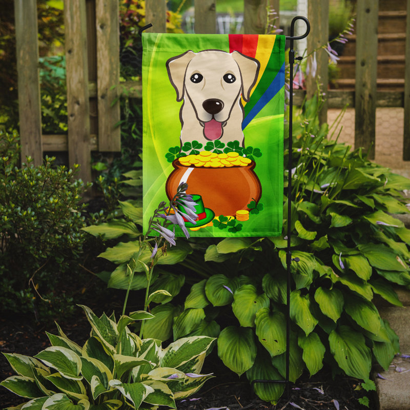 Drapeau de jardin Arella St. Patrick's, Retriever