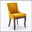 Chaise d'appoint avec tissu épais et dossier haut pour une assise confortable dans les espaces de salle à manger modernes-182416364
