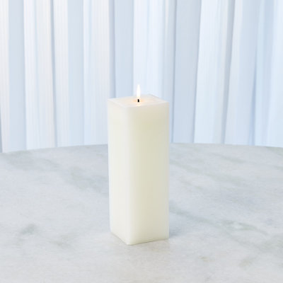 Square Pillar Candle-Unscented-3" x 9"