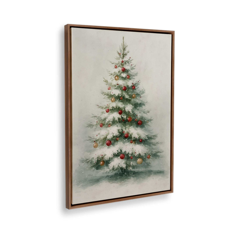 Impression sur toile Evergreen Glow, Noyer, H 18,75 po x l 12,75 po