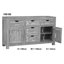 Nature 140cm Solid Wood Sideboard