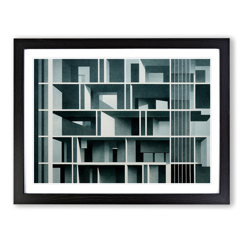 Architecture - Framed Print, Black Framed, 46cm H x 64cm W