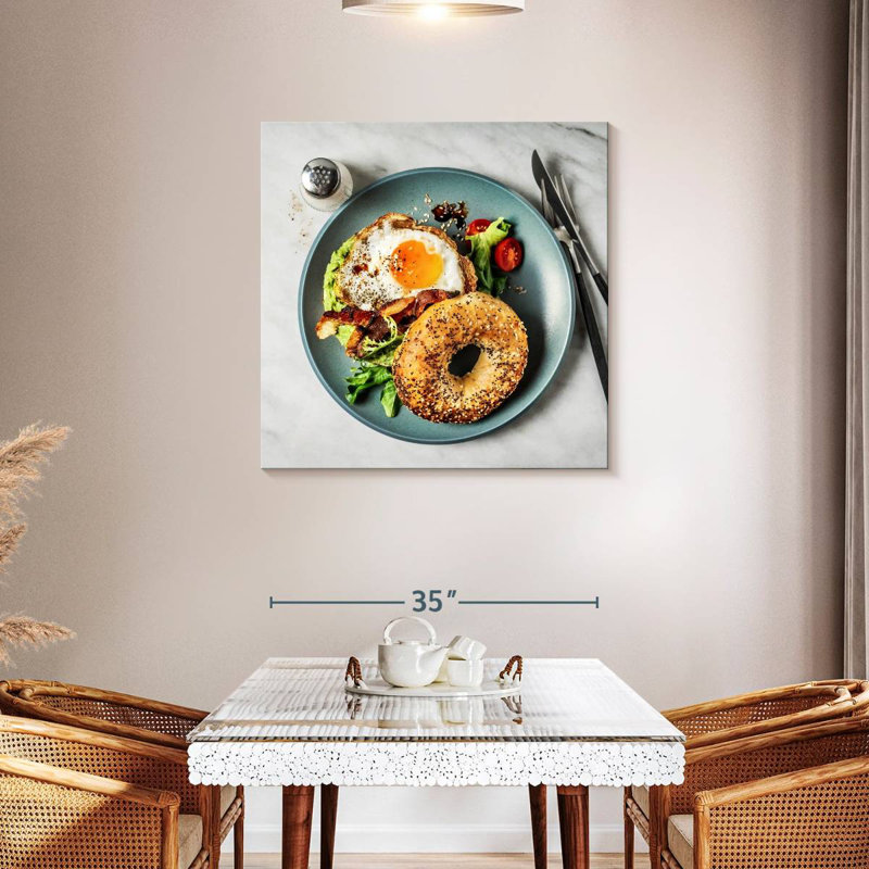 Yarlin Bagel Sandwich, H 36 po x l 36 po