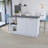 Kitchen Island Padua, Kitchen, White / Onyx
