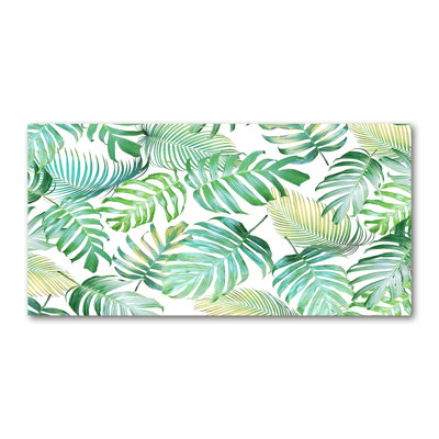 Tropical Leaves - Wrapped Canvas Print