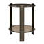  Table d'appoint Hanson en bronze et verre foncé