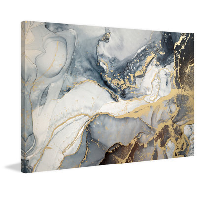 "Selenite Fracture" Print on Wrapped Canvas