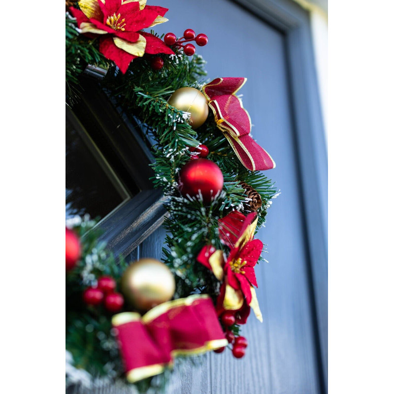 Faux Pine 43cm Wreath