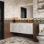 Armoire de salle de bain de style rétro français-112458419