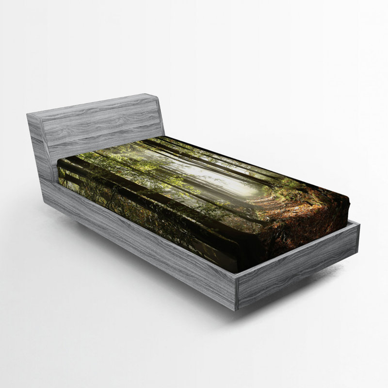 Drap-housse forêt, Drap-housse de taille simple