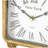 Godehardt Analog Quartz movement / Crystal Clock in Gold