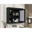 Unité de rangement de salle de bain 35 po x 28 po avec miroir - polyvalente, attrayante et murale