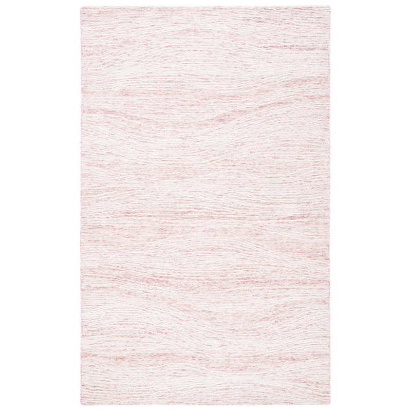 Abstract Wool Hand Tufted Area Rug, Rectangle 122 x 183 cm